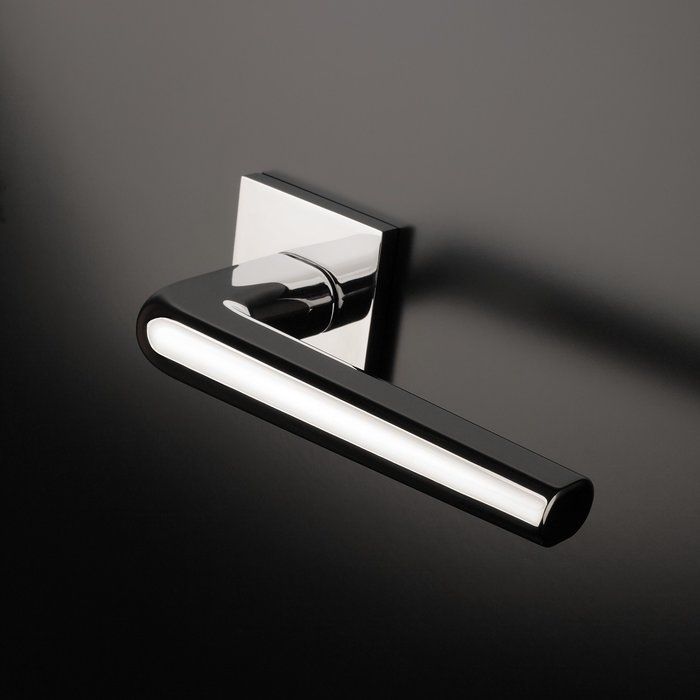 Aprile Poignées de porte solides Aprile FUNKIA Chrome poli carré 53x7 mm