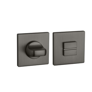 Aprile Aprile WC garnituur vierkant 52x52x5 mat Antraciet