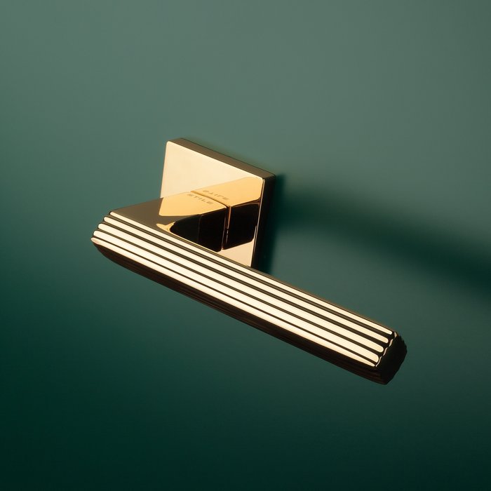 Aprile Solid Aprile door handles LARICE gold polished square 52x52x5mm