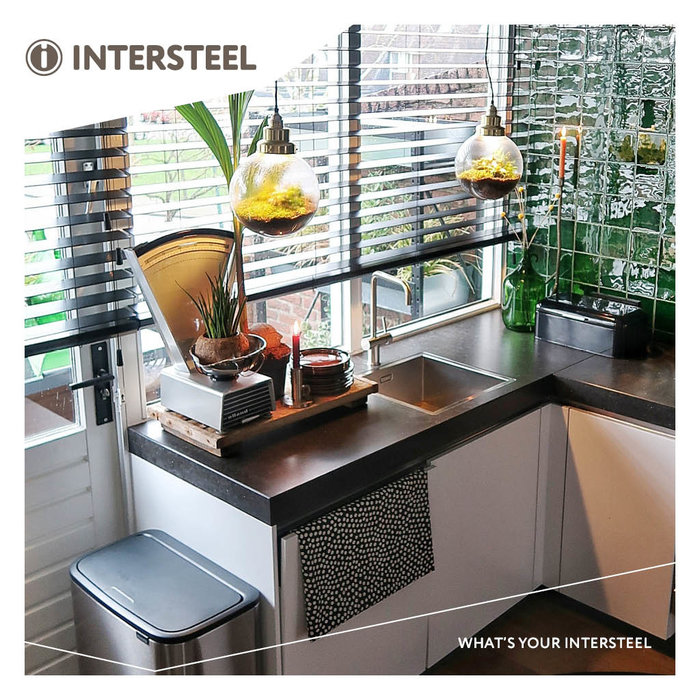 Intersteel Intersteel Veiligheidsbeslag rechthoekig met kerntrekbeveiliging profielcilindergat mat zwart