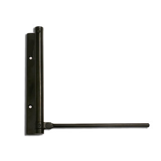 Dulimex Black door closer with pin for outdoor use