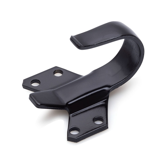 Dulimex Black short hook for door catch on recessed doors
