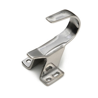 Dulimex Crochet long pour gâche de porte gris argent