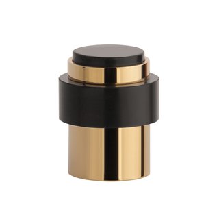 Aprile Solid Aprile door stopper DS27 - floor and wall Gold PVD