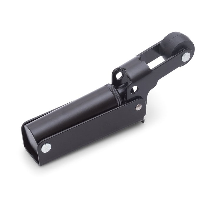 Dulimex Verrou de porte noir avec vitesse de fermeture réglable, taille 2