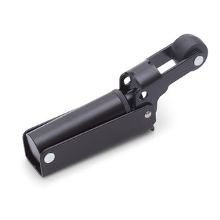 Dulimex Verrou de porte noir avec vitesse de fermeture réglable, taille 3