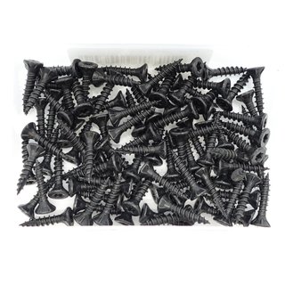 DKS Black Torx screws - T20 - 4 x 20mm - 100 pcs