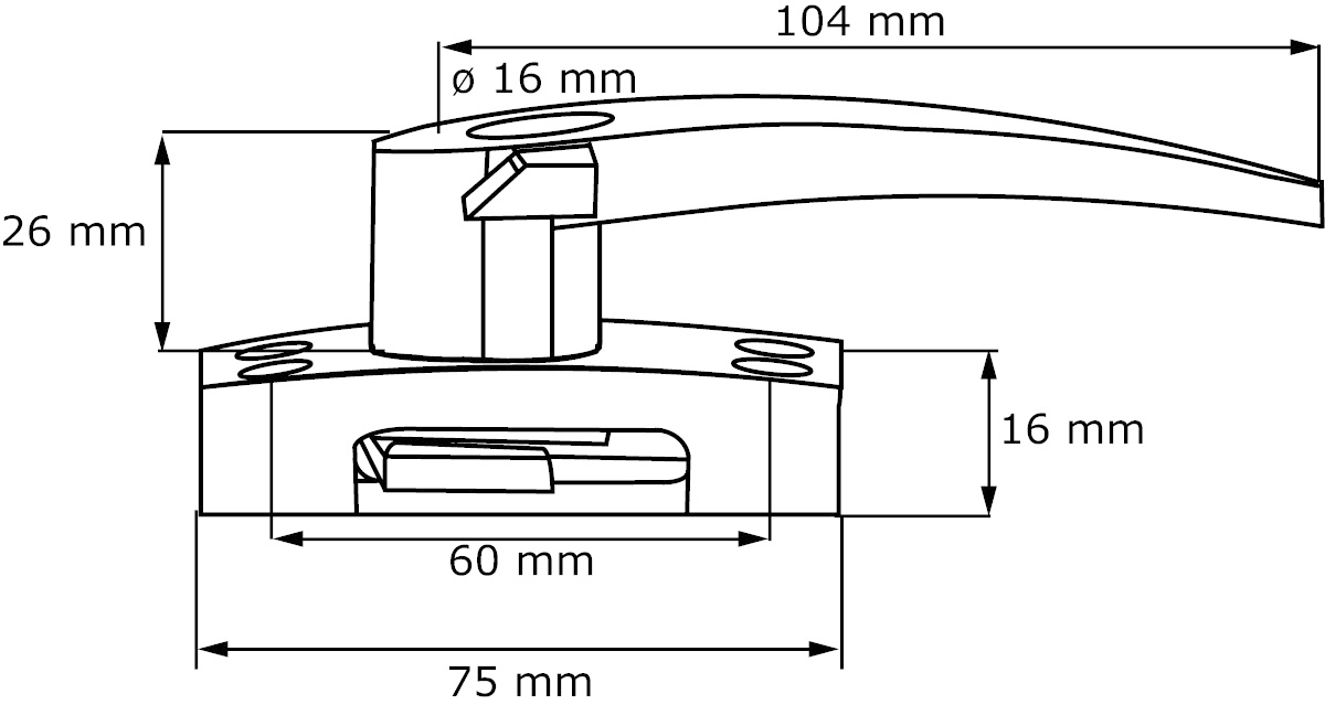 Boutons, leviers de fenêtre