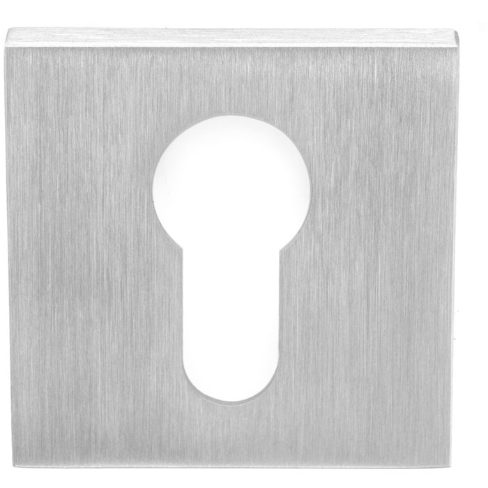 Formani 1 Plaque cylindrique carrée LSQBY50 en acier inoxydable mat