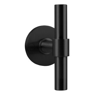 Formani Matt black PVD door handles Piet Boon ONE PBT 15/50