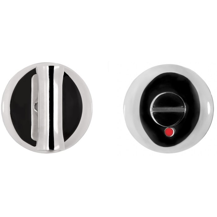 Formani Ensemble de toilette Edward Van Vliet NOUR - EVWC52 - Rond en acier inoxydable poli