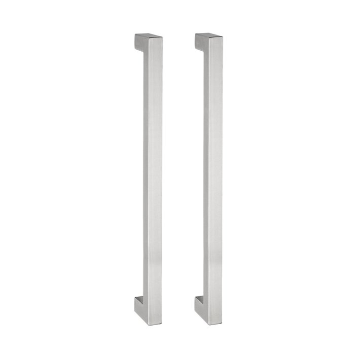 Fimet Stainless steel door handles Georgia 25/900/925mm pair for glass and wooden door