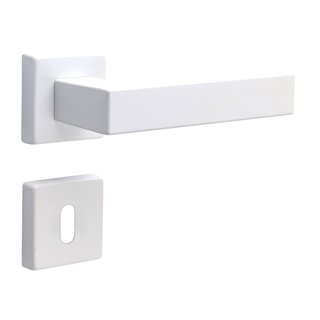 Fimet White door handles Kubo