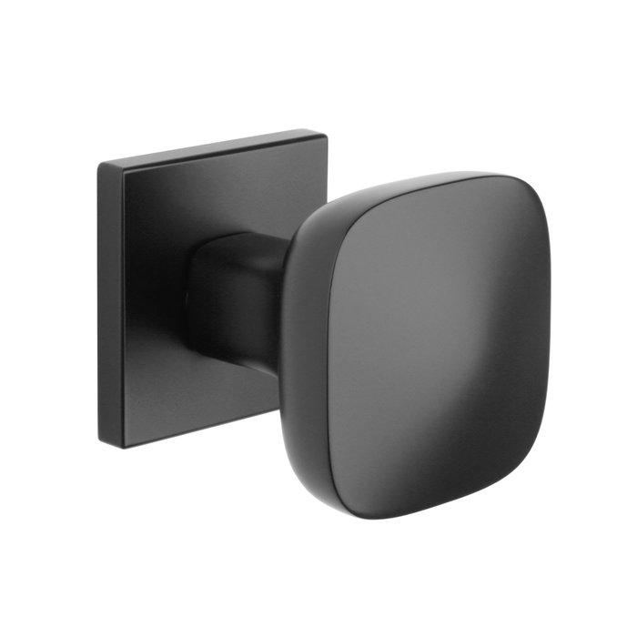 Aprile Paar schwarze Türklinken Aprile QUERCA quadratisch 57x57 mm