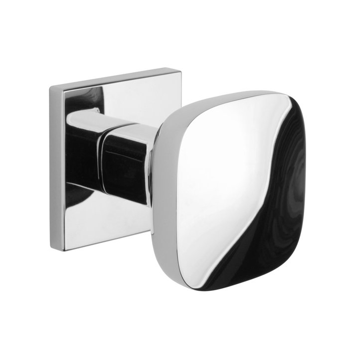 Aprile Paar deurknoppen Aprile QUERCA  vierkant 57x57 mm chroom