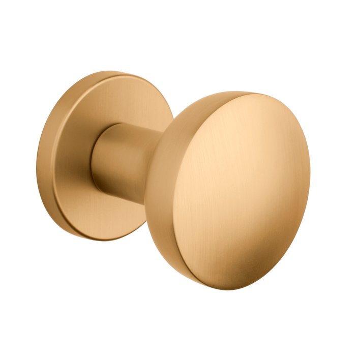 Aprile Pair of Aprile ORTICA doorknobs Ø 57 mm matt Gold