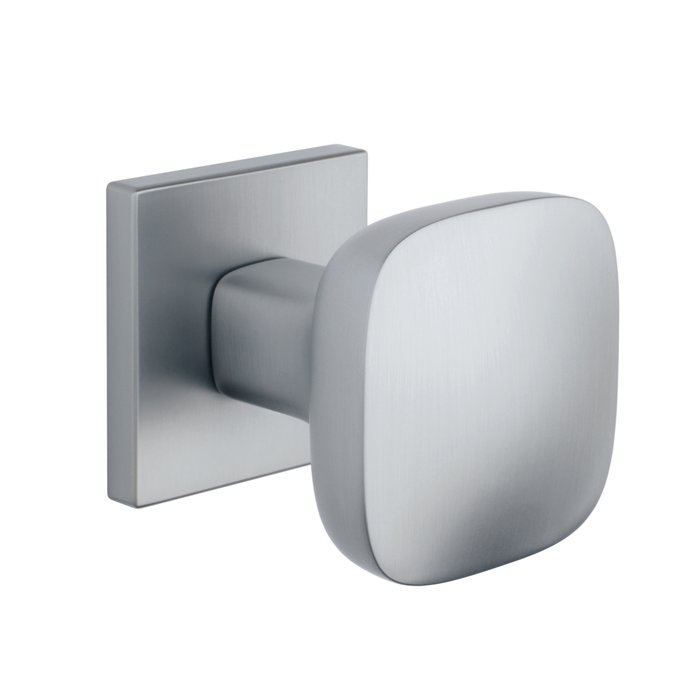 Aprile Paire de poignées de porte Aprile QUERCA carré 57x57 mm Chrome Doré mat rotatif