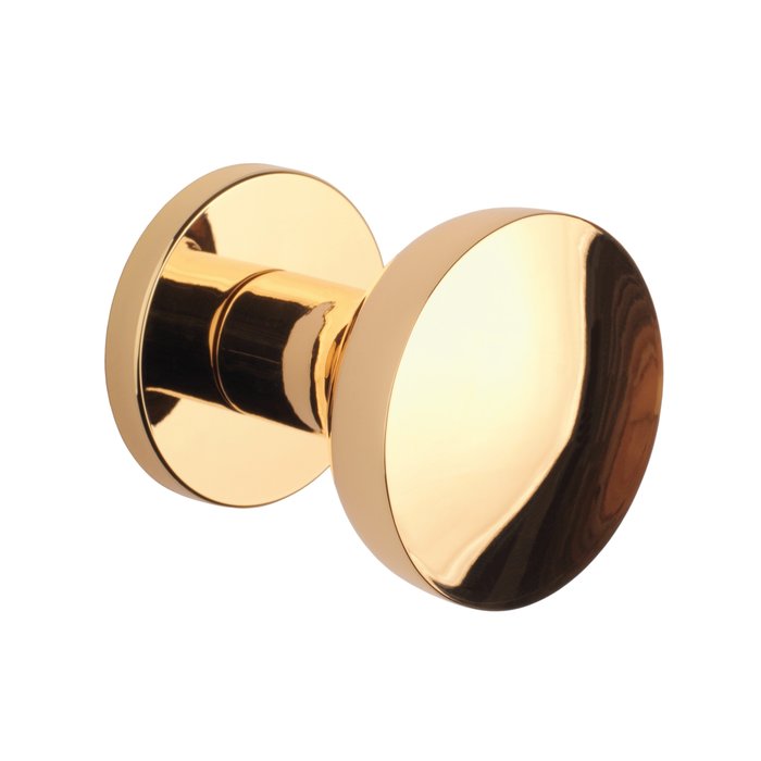 Aprile Pair of doorknobs Aprile ORTICA Ø 57 mm Gold polished swivel