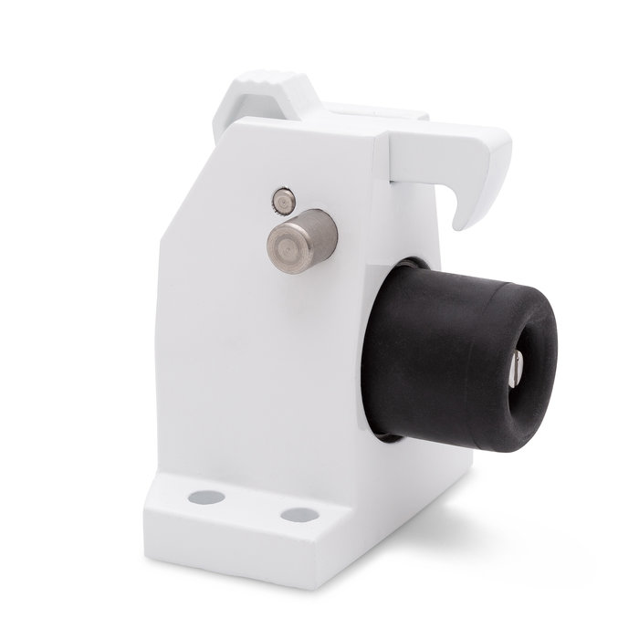 Dulimex Floor-standing door stopper Robusto white with catch hook