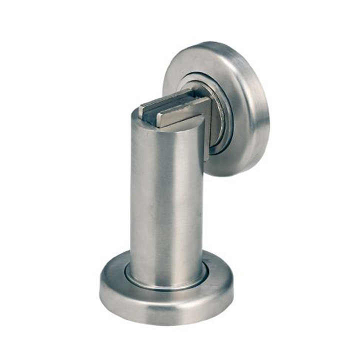 Dulimex Magnetischer Türfeststeller für Boden- und Wandmontage Robusto Edelstahl