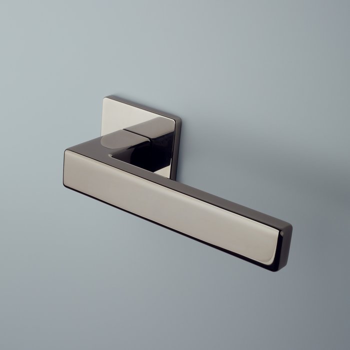 Aprile Solid Aprile door handles TILIA square 52x52x5mm Anthracite polished PVD