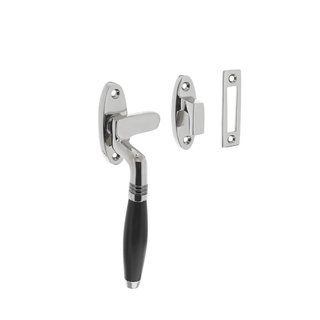 Intersteel Raamsluiting Ton links Chroom / ebbenhout