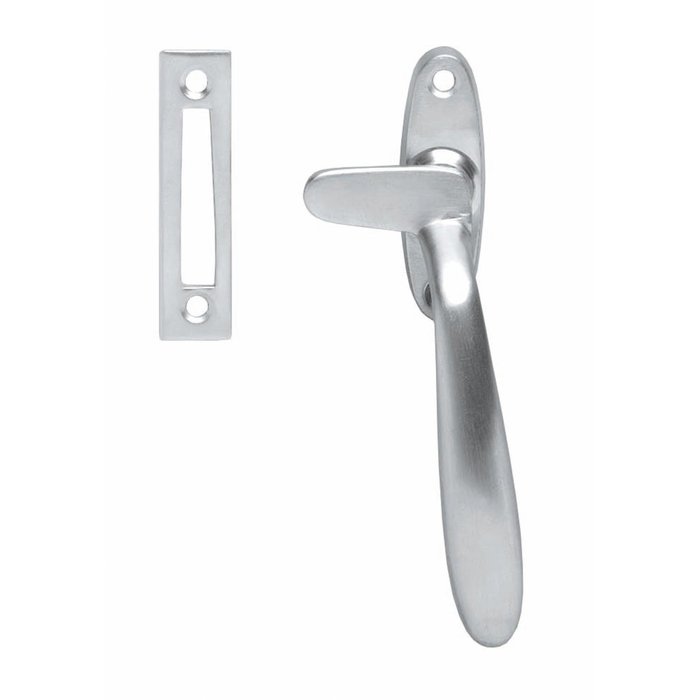 Intersteel Window handle Dudok right Chrome mat with closing plate