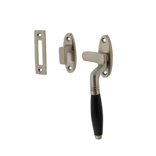 Intersteel Fermeture de fenêtre Ton droit Nickel mat / ébène