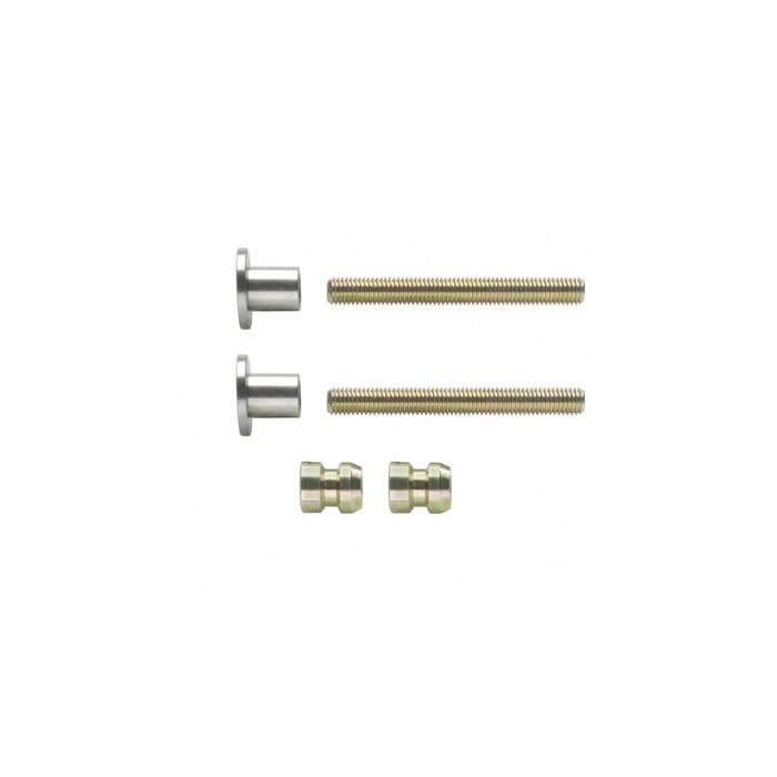 Intersteel Fixation continue unilatérale universellement adaptée aux poignées de porte en acier inoxydable d'épaisseur de porte <60 mm