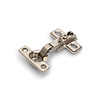 Dulimex Overlay nickel-plated drilling cabinet hinge 26 mm
