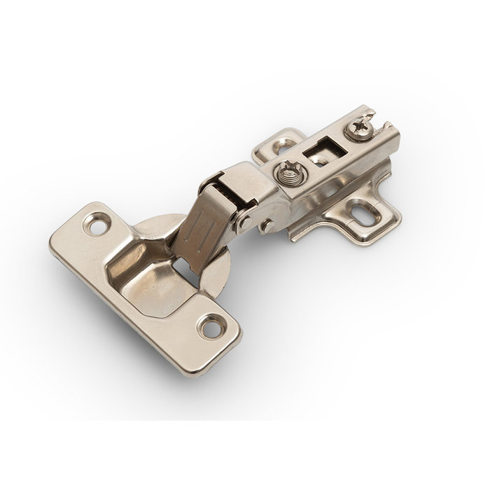 Dulimex Semi-surfaced nickel-plated concealed hinge 35 mm
