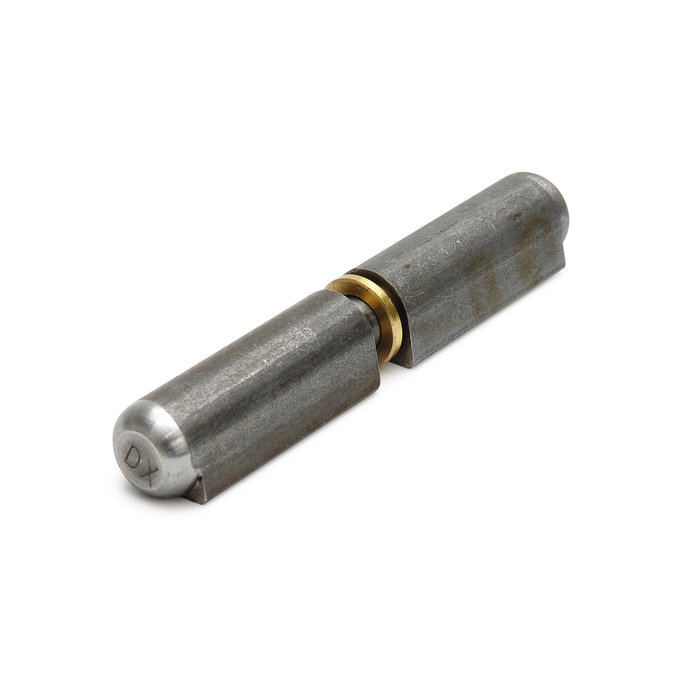 Dulimex Aanlaspaumelle 50x8 mm blank staal en messing ring / 24 stuks