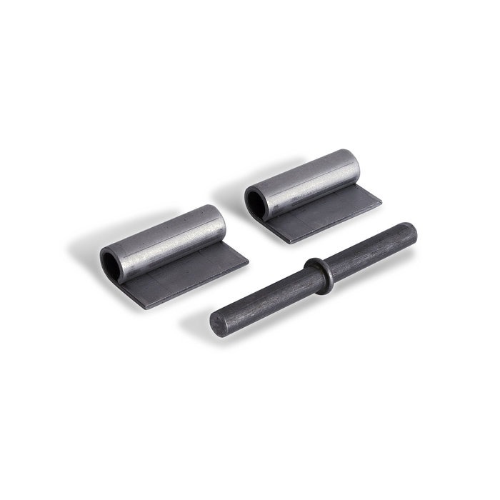 Dulimex Anschweißscharniere mit Klinge 100x10 mm mit separatem Stahlstift und Ring / 10 Stück