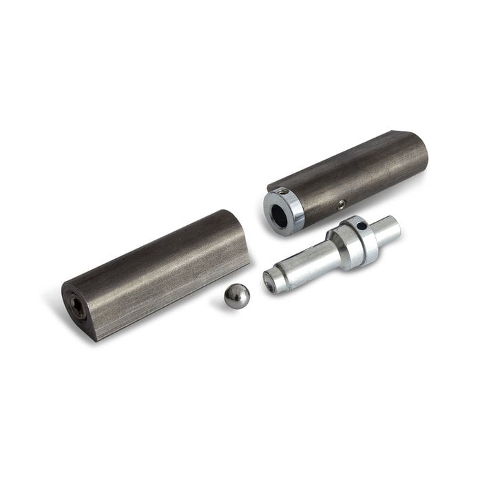 Dulimex Anschweißscharniere 3D verstellbar 160x22 mm und Stahlstift und Ring / pro Stück