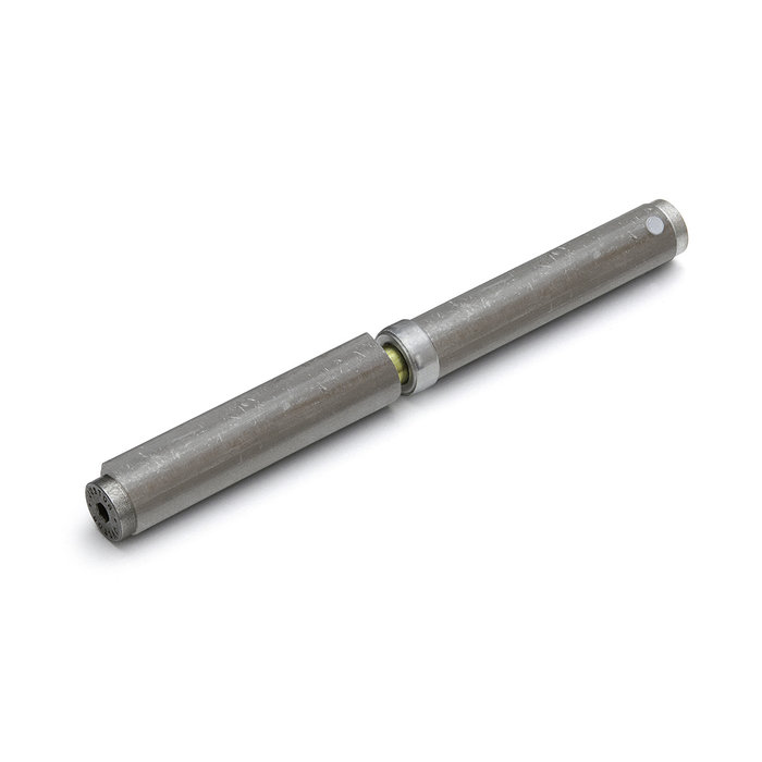 Dulimex Charnières à souder avec ressort, axe inox et roulement à billes inox 235x22 mm pour fermeture automatique jusqu'à 120 Kg / 2 pièces