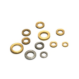 Dulimex Brass ring 10x16x2 for welding hinge 100