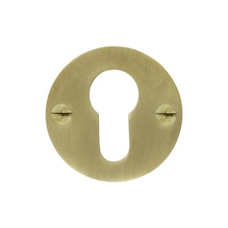 Dauby 1 Key plate PZ-50F brushed brass 50mm