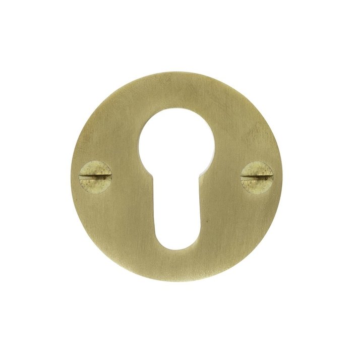 Dauby 1 Key plate PZ-50F brushed brass (OS) 50mm