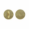 Dauby Set toilet WC - 50F brushed brass 50mm