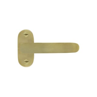 Dauby Paire de poignées de porte CIH1000/PBTC1 laiton brossé