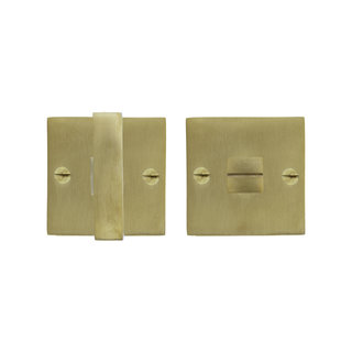 Dauby Set toilet WC - 50 Q geborsteld messing  50mm