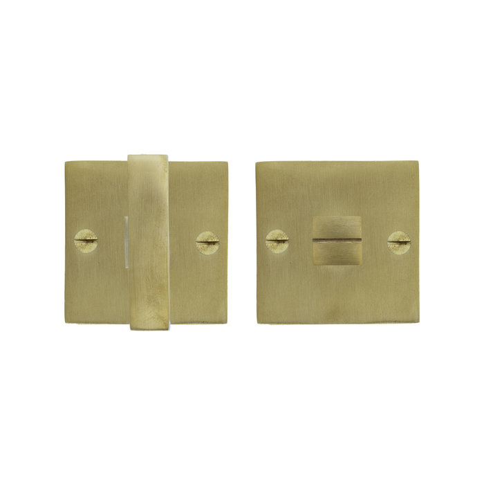 Dauby Set toilet WC - 50 Q geborsteld messing  (OS) 50mm