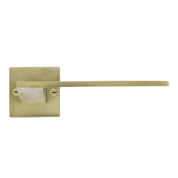 Dauby Pair of door handles CIH2000/50 Q brushed brass without BB