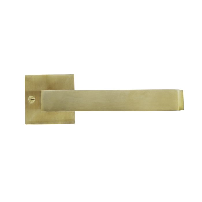 Dauby Pair of door handles CIH3000/50 Q brushed brass without BB