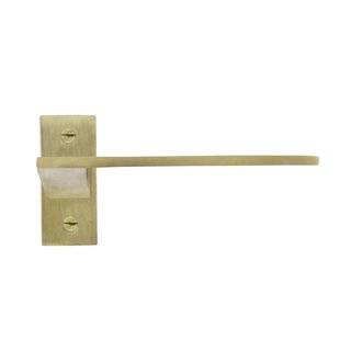 Dauby Pair of door handles CIH2000/PBTC Q brushed brass