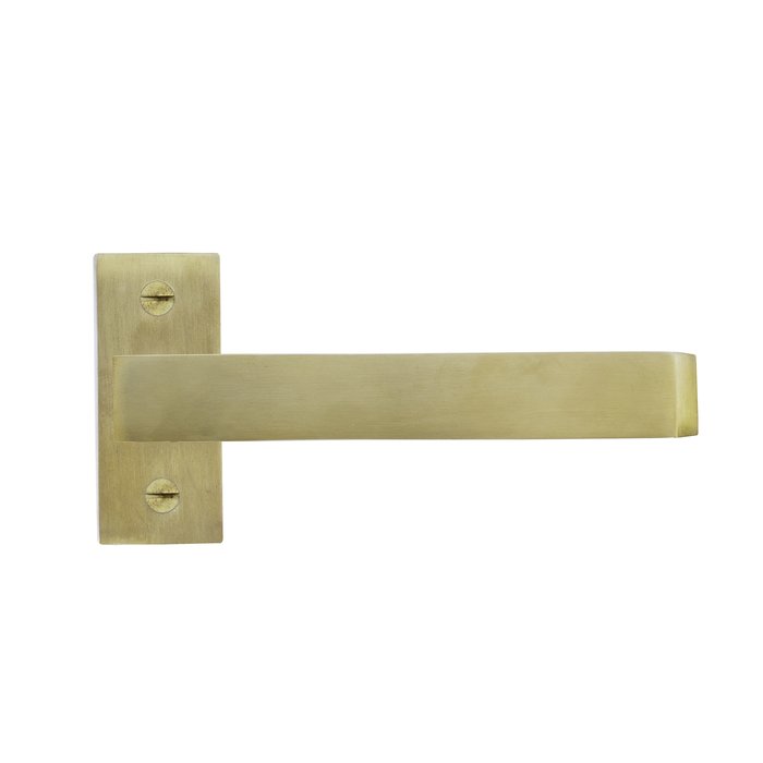 Dauby Pair of door handles CIH3000/PBTC Q brushed brass without BB