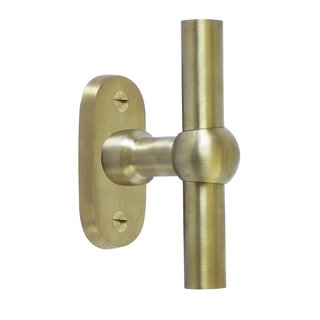 Dauby Pair of door handles COHCDF "T+T"/PBTC 1 brushed brass