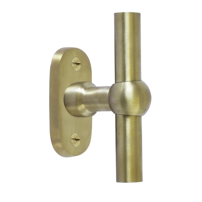 Dauby Pair of door handles COHCDF "T+T"/PBTC1 brushed brass without BB