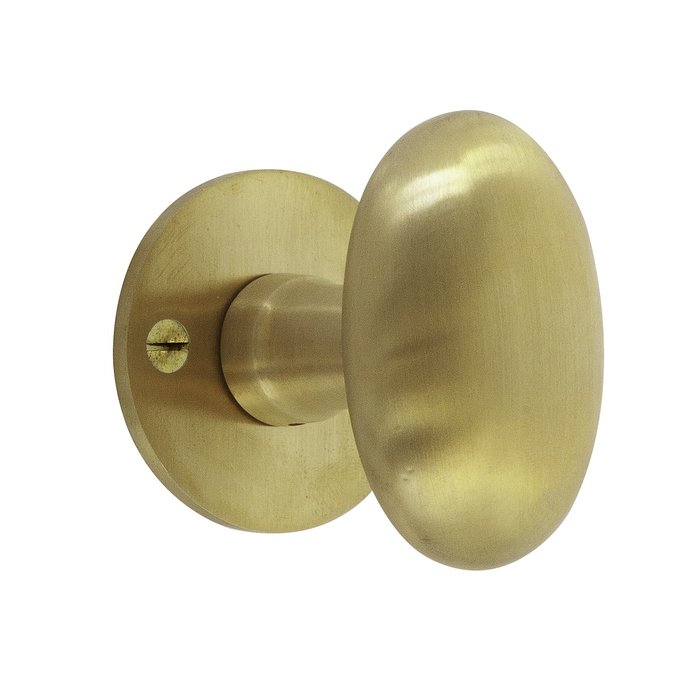Dauby Pair of Swivel Door Knobs COH1018/50F Brushed Brass w/o BB