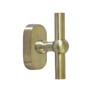 Dauby Window handle COHCDF"T"/32 DK brushed brass